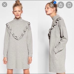 Zara sweatshirt dress